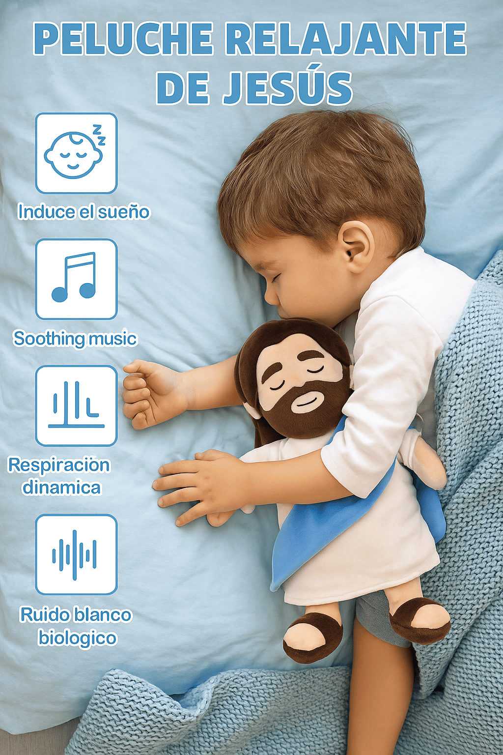 Peluche de Jesús que Respira